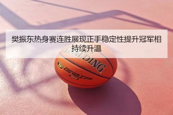 樊振东热身赛连胜展现正手稳定性提升冠军相持续升温